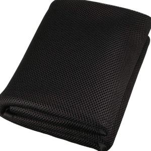 Speaker Grille Cloth 140x91.4cm/55x36inch Stereo Grille Fabric Dustproof Protective Cover for Car Audio,Stage Speakers and KTV Boxes Speaker Mesh Cloth Black