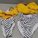 PATPAT Family Matching Swimsuits Swimwear Set for Couples Mommy and Me Striped Spliced Bathing One-Piece Swimsuits M 4-5Y