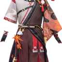 CR ROLECOS Kaedehara Kazuha Cosplay Outfit for Cosplay Costume Full Set Halloween S