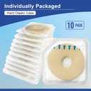 Carbou Ostomy Barrier Rings-Outer Diameter: 2" (50mm) 3.5mm Thickness,Compatible with All Bag Types and Brands (2" (Pack of 10))