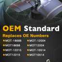 MOT18688 Condenser Fan Motor(Upgraded), Compatible with Trane American Standard, 1/8 HP, 208-230V, 825 RPM, AC Fan Motor, Air Conditioner Motors, Replace# MOT12215 MOT12004 MOT10514, w/Capacitor