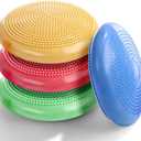 Libima 4 Pcs Wiggle Seat for Sensory Kids Inflated Wobble Cushion Sensory Seat Cloud Design Flexible Seating for Classroom Elementary Balance Disc for Kids Adult Pet Training
