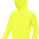 Boys Hooded Long Sleeve Rash Guard Swim Shirt, Youth Kids UPF 50+ Fishing Shirt, Sun Protection Hiking Beach Hoodie, 3T