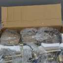 Dimmable Floor Lamp, Industrial Floor Lamps for Living Room, Antique Brass Tree Lamp Standing Lamp Tall Lamps with 3 Elegant Teardrop Cage Head & 800 Lumens LED Bulbs for Living Room Bedroom Office (Antique Brass-Metal Base-70 inches)