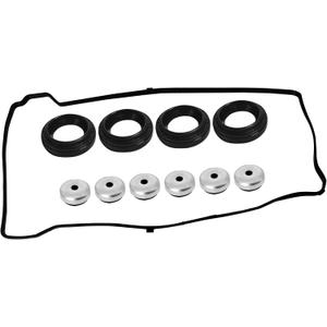 Engine Valve Cover Gasket Seal Kit, Fits for H0nda Accord, CRV, Civic, Element, Crosstour, CSX, ILX RDX RSX TSX, Replaces OEM# VS50614R/VS50627R/12030-PNC-000/12030-RAA-A01/12341-R40-A00