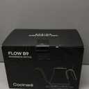 Gooseneck Electric Kettle with 1 Temperature Control for Pour Over Coffee & Tea, Quick Heating, BPA-Free Stainless Steel, Built-in Brew Timer, 1500W/0.9L (Onyx Black)