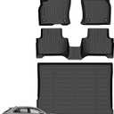 Wayhigh Floor Mats & Cargo Liner for Audi Q3 2019-2025, All Weather TPE Car Mats Waterproof Heavy Duty Floor Liners, Floor Mats Custom Fit for Q3 Accessories
