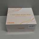 Red Light Therapy for Face, Led Face Mask Light Therapy, Anti-Aging Infrared Therapy for Wrinkles, Fine Lines, 7-1 Colors LED Facial Skin Care Mask, Gold