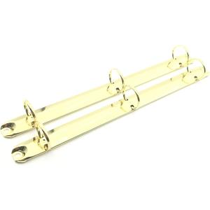 2Pcs Gold Standard Letter Metal 3-Ring Binder Mechanism Replacement Kit3 O Rings,1inch Capacity,Loose Leaf Binding Spines Combs for Personal Organizers Planners