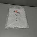 Feiersi Women's Summer Floral Tunic Tops Casual Blouse Short Sleeve Buttons Up T-Shirts (White, XL)