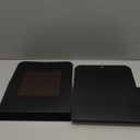 Marbrasse 2 Pack Magnetic File Holder - Paper Holder, Pocket Organizer,Hanging Wall File Organizer Office Supplies Storage, Magazine Mail Organizer Case for Notebooks,Planners,Letter (Black)