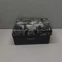 NORTIV 8 Men's Military Tactical Work Boots Side Zipper Leather Motorcycle Combat Boots Trooper (6.5, All Black)