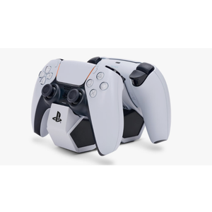 PowerA Twin Charging Station for Dualsense Wireless Controllers, Charger, Sony PlayStation, PS5, Officially Licensed