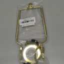 8 9 10 11 12 inch Lamp Shade Harp Holder, ALUCSET Adjustable Lamp Harp Kit, Fit Both Standard Lamp Rod and E14 E26 E27 Light Base UNO Fitter Adapter Converter Finial Set, Lampshade Bracket (Gold)