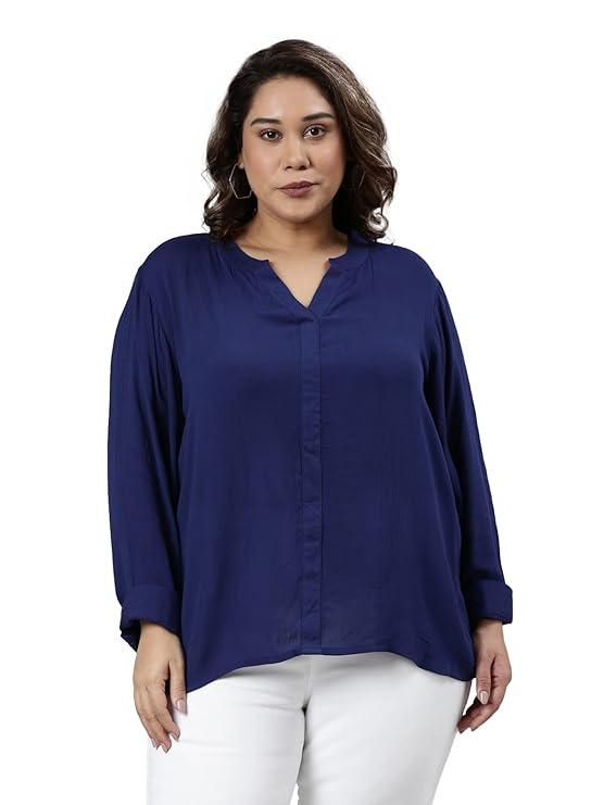 Aifer Womens V Neck Chiffon Blouses Pleated Lantern Sleeve Flowy Dressy Tops Elegant Business Casual Outfits, M