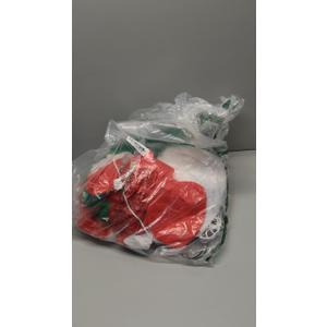 7FT Christmas Inflatable Hot Air Balloon Santa Decoration,Blow Up Outdoor Holiday Decor with Santa,Polar Bear and Penguin Figures,Builtin LED Lights Decoration for Xmas Party,Garden,Lawn,New Year