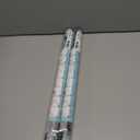 2 x Coavas Decorative Window Privacy Film, Heat Control Sun Blocking Stained Glass Window Film, Floral Design Static Cling, Non Adhesive Windows Tint for Bathroom Front Door(Vinyl, 17.5" x 78.7 ") (Frosted)