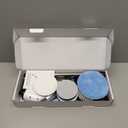 Bomves Electric Spin Scrubber, Cordless Cleaning Brush Scrubber for Home, 8 Replaceable Brush Heads-90Mins Work Time, 3 Adjustable Size, 2 Speeds for Bathroom Shower Bathtub Glass Car (White)