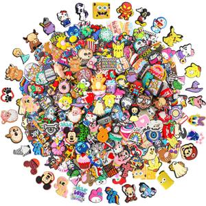 110Pcs Non-Repeat Cartoon Silicone Focal Beads for Pens, Random Focal Beads Bulk for Bead Pens Keychain Jewelry Making, Only Applicable to Adults