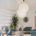 TEHAUX Round Recessed Spotlights Trim Ring with Gu10 Light Holder 3.00X3.00X0.78 Inch Splashproof Ceiling Light Mounting Frame for Wet Rooms and Home Lighting