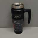 THERMOS Stainless King VacuumInsulated Travel Mug with Handle  16oz, Midnight Blue  Thermos Tumbler for Hot & Cold Drinks  Leak & SweatProof Stainless Steel Coffee Mug with Lid for Commuting