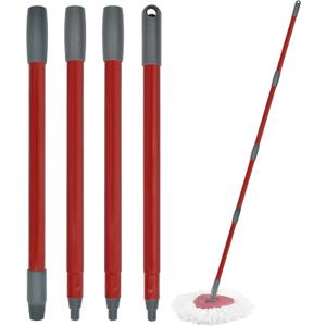 Mop Handle for Ocedar, Mop Handle for O Cedar, Spin Mop Replacement Handle for O Cedar, 4 Section 30" to 58" Mop Handles for Ocedar Spin Mop & H2pro Flat Mop, Mop Stick Mop Pole Handle for Ocedar Mop