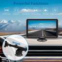 Backup Camera for Truck 7 Inch HD 2K Front Rear View Monitor kit Auto Color Image Night Vision, IP69 Waterproof DIY Grid Lines for Car/RV/Tractor/Semi-Trailers/Pickup H7