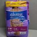 Always Discreet Adult Incontinence Underwear for Women and Postpartum Underwear, Small/Medium, Up to 100% Bladder Leak Protection, 32 Count