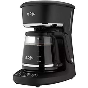 Mr. Coffee 12-Cup Programmable Coffeemaker, Brew Now or Later