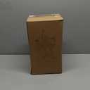 iStatue Metal Black Christmas Lantern with Flameless Candle, 14'' Modern Farmhouse Decor Festive Holiday Rustic Home Xmas Gifts for Indoor / Outdoor (Xmas)