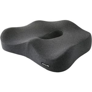 Memory Foam Office Chair Cushion Car Seat Support Waist Pillow Massage Lumbar Orthopedic Pillow Buttock Coccyx Cushion Back Pads(Royal Blue)