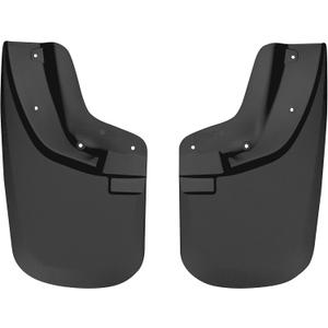 Husky Liners - Front Mud Guards | 2011-2016 Ford F250/F350 w/Single Rear Wheels & OE Flares, Front Set - Black, 2 Pc | 56691