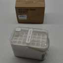 PANGBOER Reusable Press Ice Box with Lid and Bucket, Refrigerator Ice Mold for Coffee and Drink Easy to Use