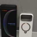 TORRAS Q3 Silicone for iPhone 17 Pro Max Case Stand, Fit for MagSafe, Liquid Silicone Soft Cozy Grip, 360 Spin Magnetic Stand, Camera Control, Protective Case for iPhone 17 Pro Max, Ivory Gold