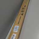 Extra Long Tension Curtain Rod No Drill by EZFurni, 82–123 Inch Heavy Duty Tension Rod with Lock-In Stability, Spring-Loaded Non-Slip Secure Hold for Shower, Window, Patio, 1.26" Diameter, White