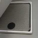 Large Stone Bath Mat, 24''x16'' Non-Slip Diatomaceous Earth Stone Bath Mat, Super Absorbent Quick Drying for Bathroom, Easy to Clean (23.6x15.4'', Black)