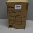 Criusia Stackable Storage Drawers, 3 Pack Clear Acrylic Makeup & Bathroom Organizer, Versatile Storage Bins for Vanity, Under Sink, Kitchen Cabinets & Pantry