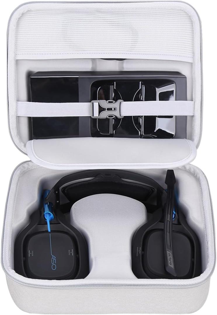 Aproca Hard Protective Case Compatible with Astro Gaming A50 Wireless Dolby Gaming Headset (Grey)