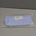 Sylune Knitty Bag  Blue Quilted Makeup Bag for Women, Lightweight Waterproof Cosmetic Organizer, Soft Nylon Travel Pouch, Elegant Gift Choice