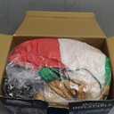 Joiedomi Christmas Inflatable Santa on Sleigh with 2 Reindeer, Inflatable Christmas Yard Decorations with Build-in LED, Blow Up Xmas Decorations Outdoor for Party Yard Garden Lawn Dcor