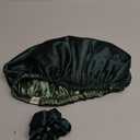 YANIBEST Adjustable Satin Bonnet Double Layer Hair Bonnet for Sleeping Bonnets for Women Hats Curly Natural Hair, Sage (One Size)