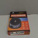 Coffee Mug Warmer - Fastest Heating & Highest Temperature, Coffee Cup Warmer for Desk Auto Shut Off, 4 Temp Settings & 1-12H Timer, Smart Electric Beverage Warmer for Coffee, Tea (Black)