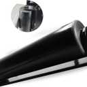 Single Slide Gate Guide Roller with C Post Welded Bracket, Hard Nylon Sliding Rolling Gates Guider, Heavy Duty Sealed Ball Bearing Side Roller Assembly (12 Inches - Single Package)