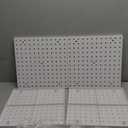 FZK 36pcs Pegboard Kit, Peg Board,Peg Board Hooks,Includes 4 Black Pegboard and Pegboard Accessories,Pegboard with Hooks,Plastic Pegboard,Pegboard Wall Organizer, Garage Storage