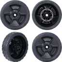CheeMuii 4 Pack HRN216 Lawn Mower Wheels Kit 2 Rear Wheels Replace for 42710-VR8-N00ZA and 2 Front Wheels Replace for 44710-VR8-N00ZA Compatible with Honda HRN216 Lawn Mower