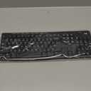 Logitech MK270 Wireless Keyboard and Mouse Combo for Windows, 2.4 GHz Wireless, Compact Mouse, 8 Multimedia and Shortcut Keys, 2-Year Battery Life, for PC, Laptop - Black