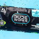 DUDE Wipes - Flushable Wipes - 2 Pack, 144 Wipes - Unscented Extra-Large Adult Wet Wipes - Vitamin-E & Aloe - Septic and Sewer Safe