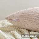 FUTEI Pink Decorative Throw Pillow Covers 18x18 Inch Set of 2,Soft Cozy Chenille Colorful Granular Textured Cushion Case,Modern Home Decor for Couch Bed Living Room