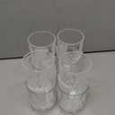 Drinking Glasses, 8 Piece Crystal Glass Cups, Mixed Glassware Set, 4 pcs Crystal Old Fashioned 11oz Highballs and 4 pcs 11oz Whiskey Glasses, Great for Cocktail, Whisky and other Beverages (Clear)