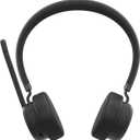 Lenovo Wireless Stereo Headset, Noise Cancelling Mic, Bluetooth 5.3 Multipoint, 31-Hour Talk & 60-Hour Playback, Lightweight 138g, Replaceable Earcups Over-Ear Comfort, Gaming, Office, & PC Use